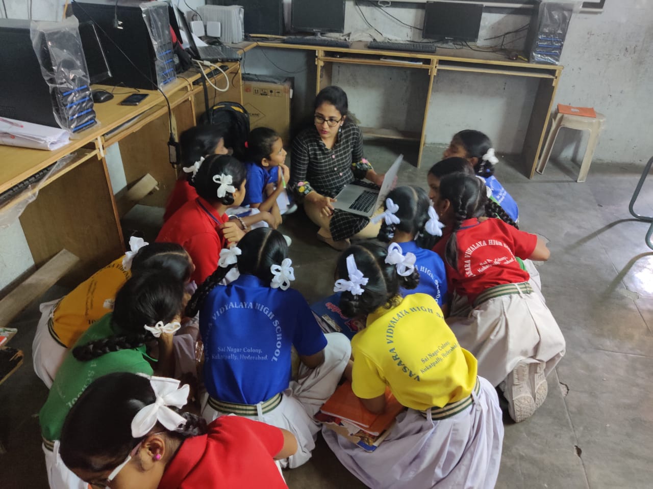 Sharing Coding Knowledge as part of Impact Project - StEmpower Girls